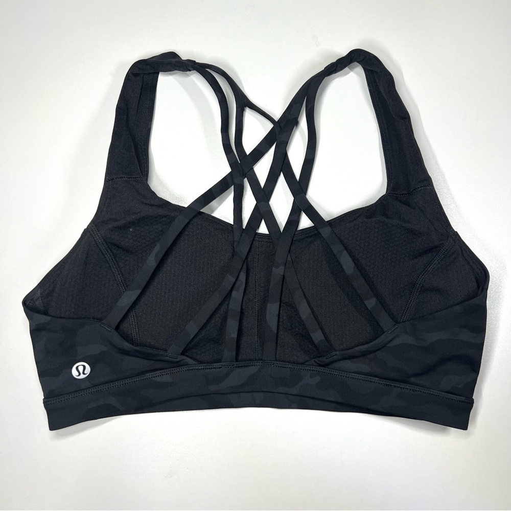 Lululemon NWOT Free To Be Serene Bra - Sequoia Camo Black